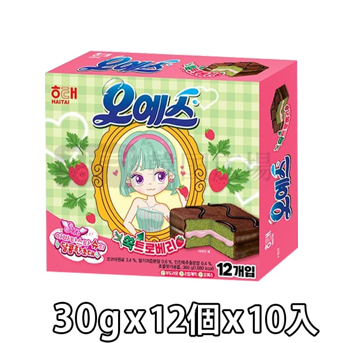 【ヘテ】 Oh!Yes ヨモギ ストロベリー 360g (30gX12個) / 10入