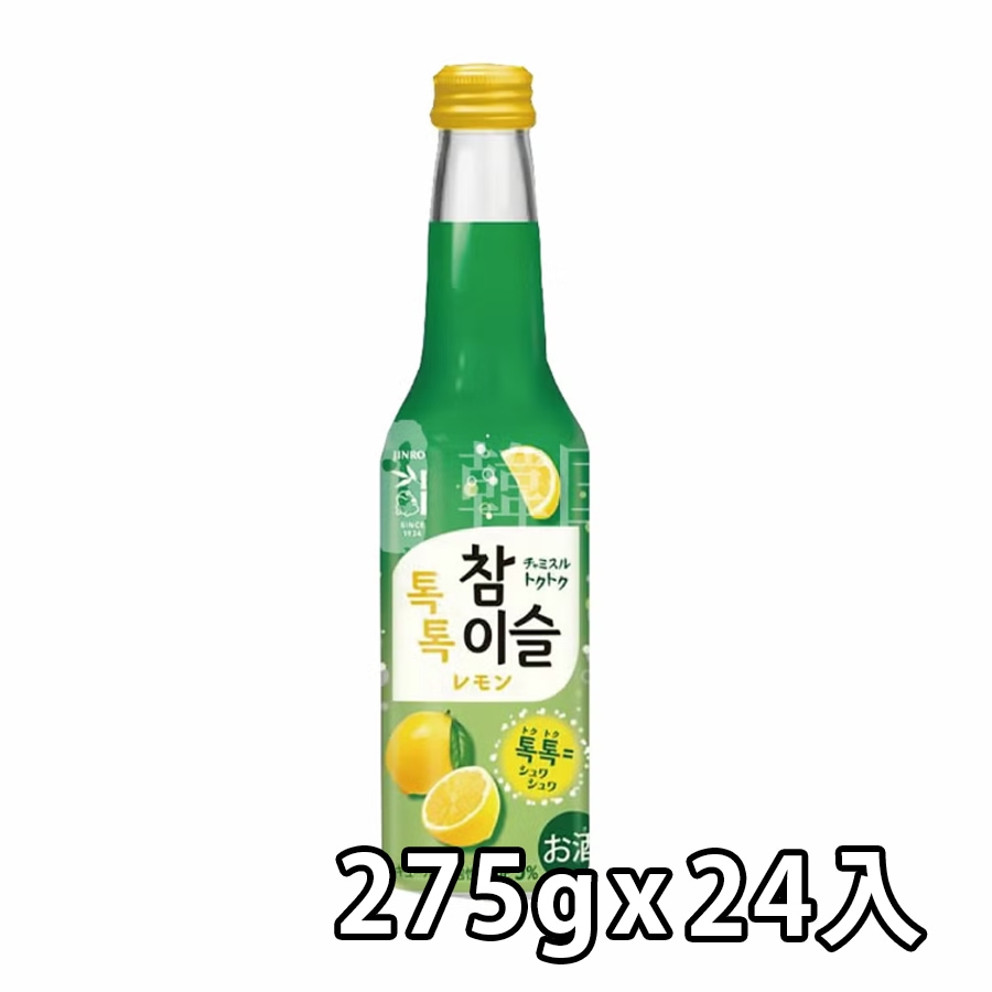【JINRO】 チャミスルトクトク レモン 275ml / 24入 