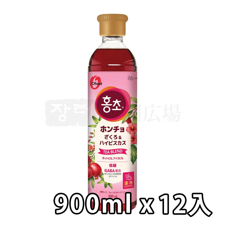 ホンチョ TEABLEND ザクロ＆ハイビスカス900ml / 12入