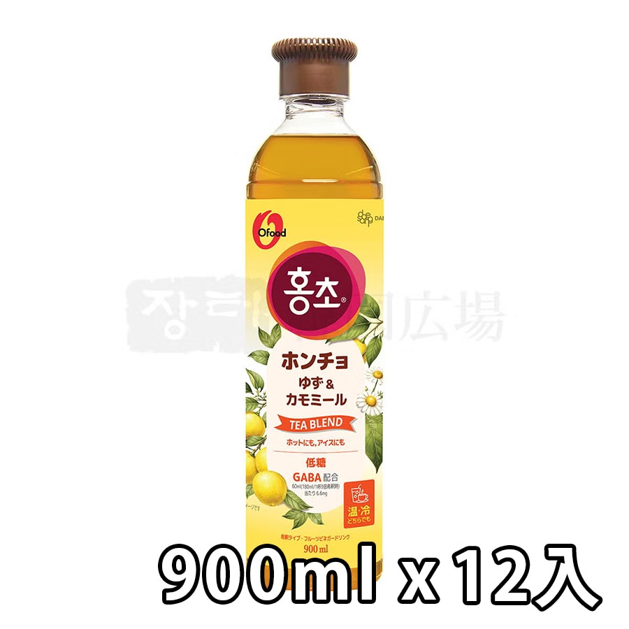 ホンチョ TEABLEND ゆず＆カモミ－ル900ml / 12入