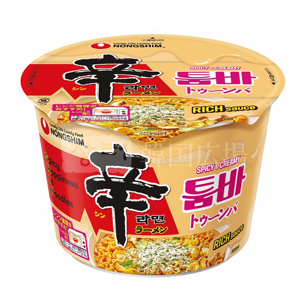 【農心】 辛ラーメントゥーンバカップ113g / 12入