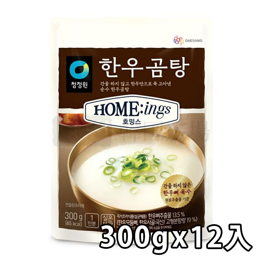 【清浄園】 牛骨コムタン 300g / 12入