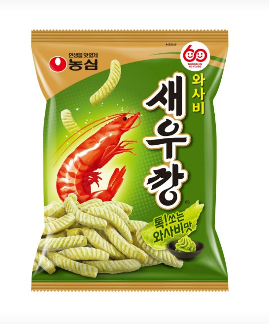 【農心】セウカン（エビセン）ワサビ味 70g / 20入