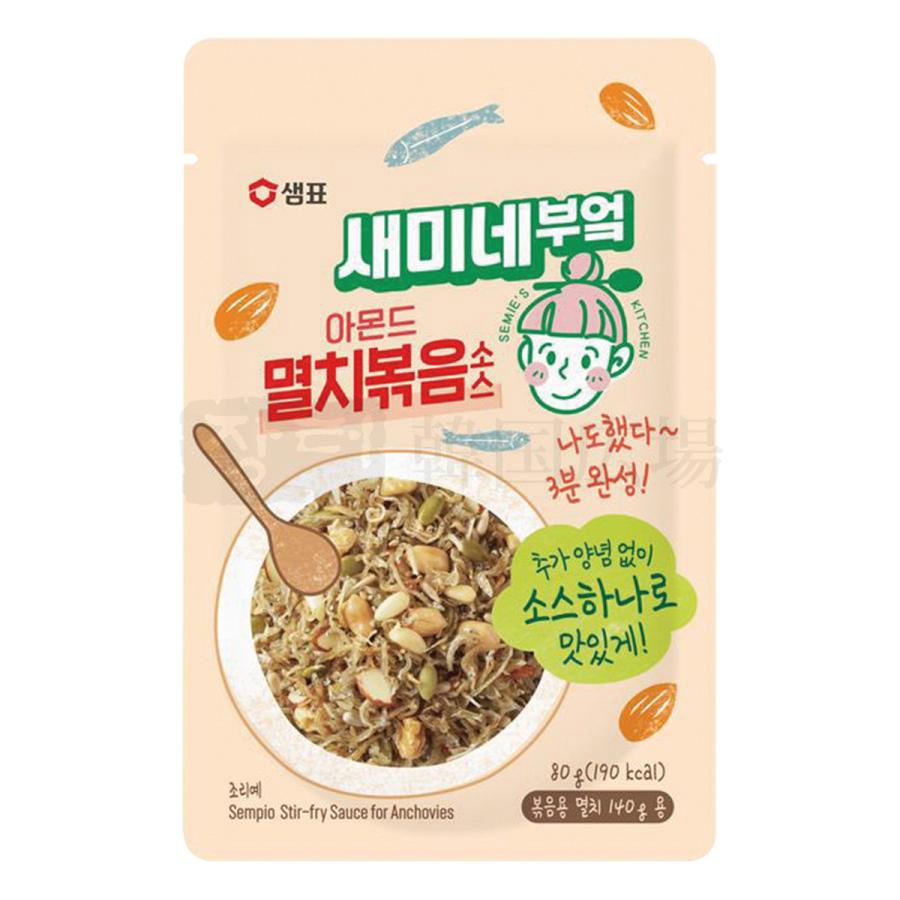 【センピョ】セミネキッチン 韓国風煮干し炒めソース 80g / 12入