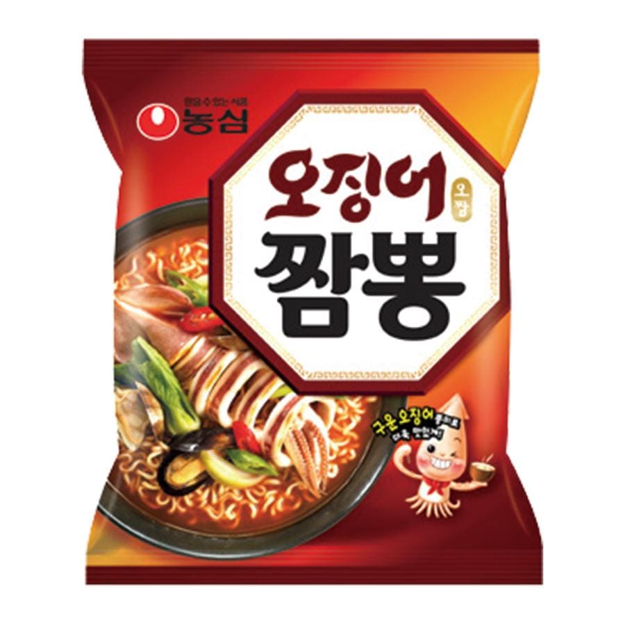 【農心】 イカチャンポンラーメン (袋) 124g / 30入