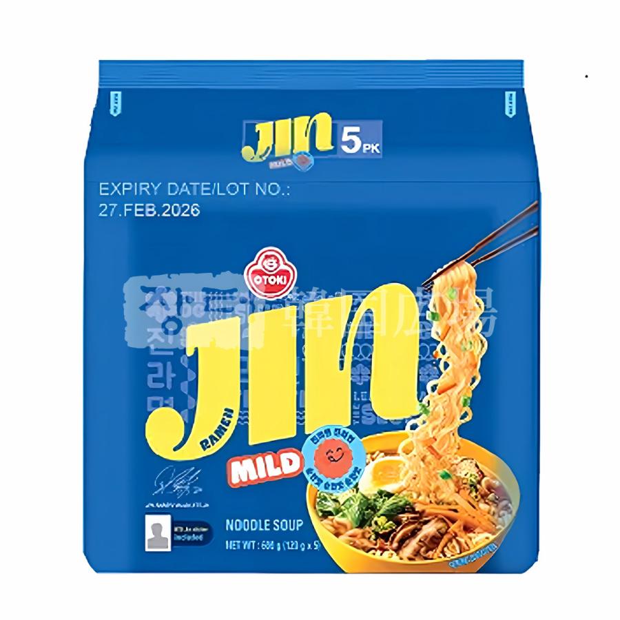 【オットギ】 ジンラーメン マイルド (袋) 120g / 40入