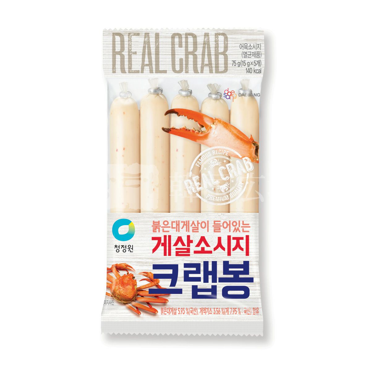 【清浄園】魚肉ソ－セ－ジ「クラブボウ」(15gX5) / 30入