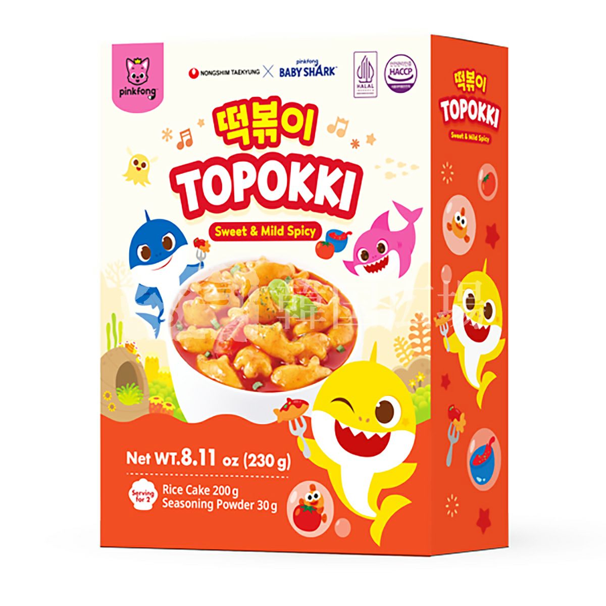 【Otaste】 ベイビーシャークトッポキ（マイルト）230g / 15入