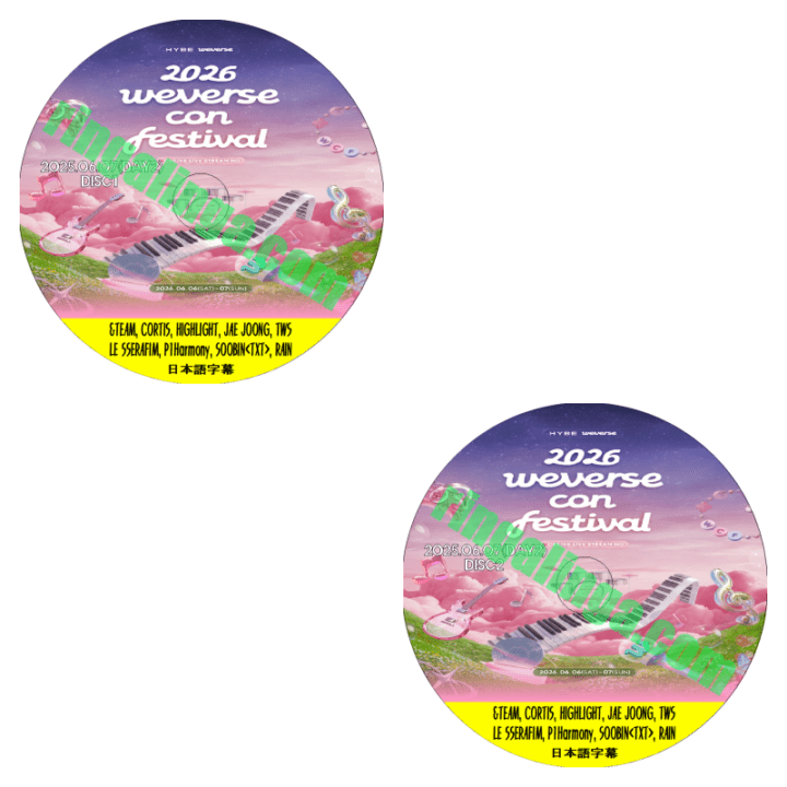 DVD weverse CON 2026.06.07 DAY2 2枚組 生配信映像 日本語字幕 | DVD
