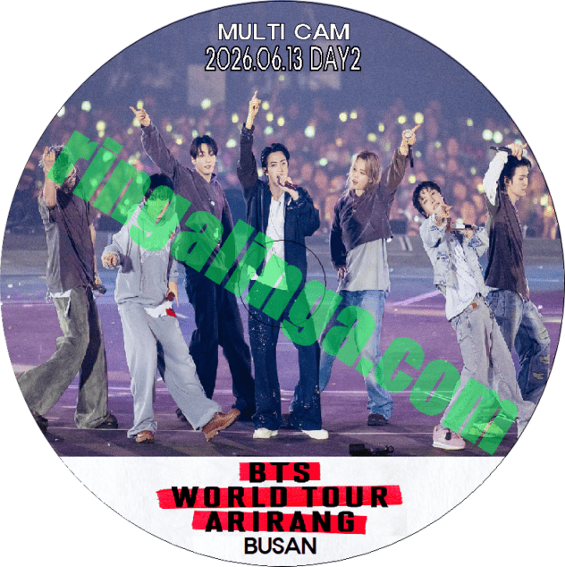 DVD BTS 2026ブサンライブ 06.13 DAY2 マルチビュー4分割画面 生配信