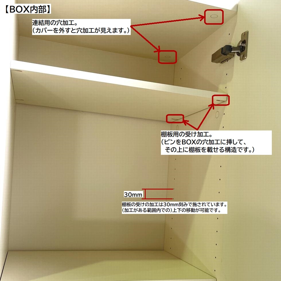 №7 CABINET -WHITE-