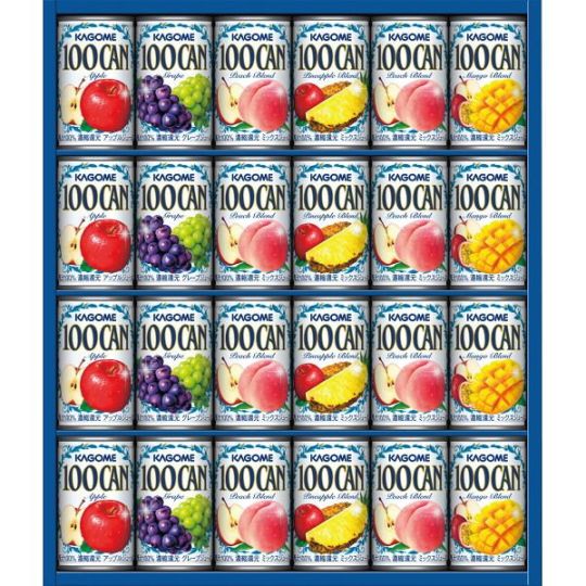カゴメ 100％フルーツジュースギフト（24本）