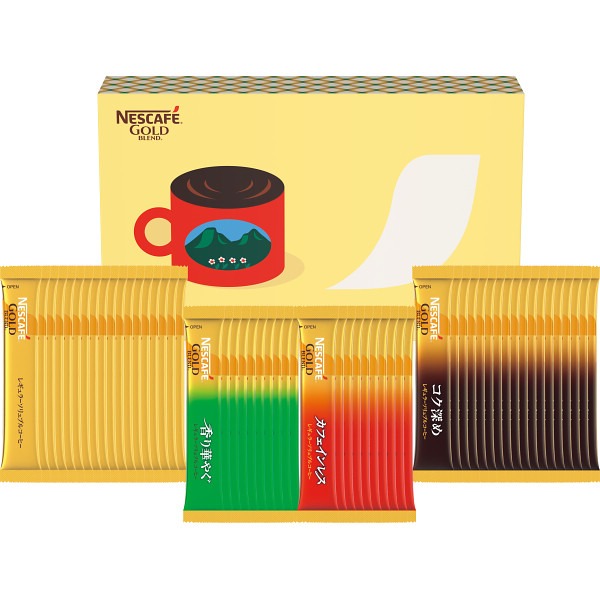 ネスレ ネスカフェ ゴールドブレンドプレミアムスティックブラックギフト（５６本）