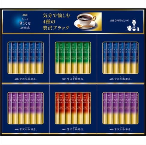 AGF ちょっと贅沢な珈琲店 スティックブラックギフト<br>送料無料