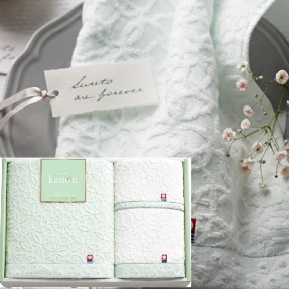 今治タオル【今治かのん】<b>36%OFF</b><br>バス・フェイス・ハンドタオルセット