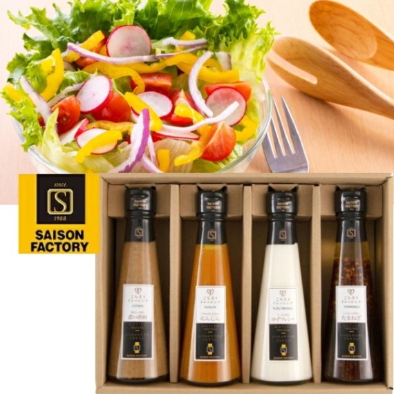 セゾンファクトリー<b>【送料無料】</b><BR>ドレッシング４本詰合せ