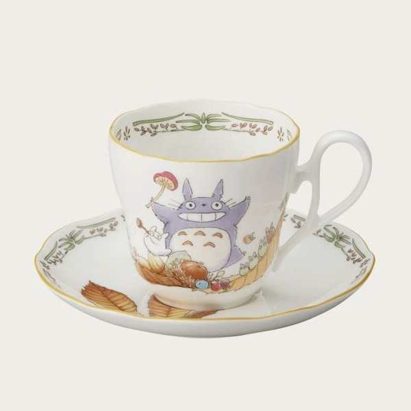 ノリタケ・となりのトトロ カップ&ソーサー(キノコ)