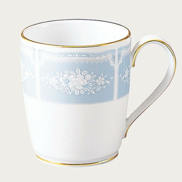 ノリタケ・レースウッドゴールド マグカップ1客（ブルー）