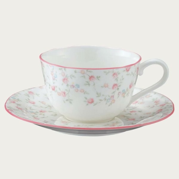 ノリタケ・キューティーローズ カップ&ソーサー1客