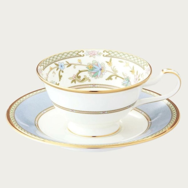 送料無料！ノリタケ・ヨシノ カップ&ソーサー(グレー)1客