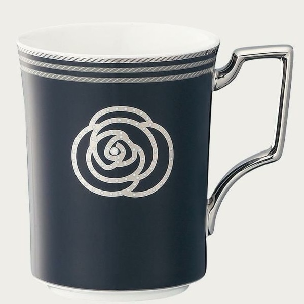 ノリタケ・エイダン マグカップ(黒)1客