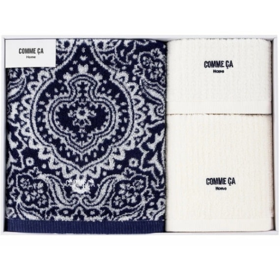 コムサホーム・ロッペ　バス・フェイス・ウォッシュタオル