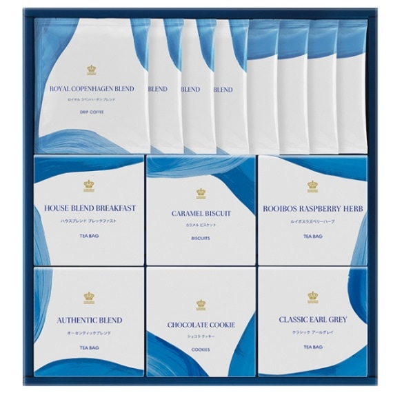 送料無料！ロイヤル コペンハーゲン　ドリップコーヒー・ティーバッグ・クッキーセット