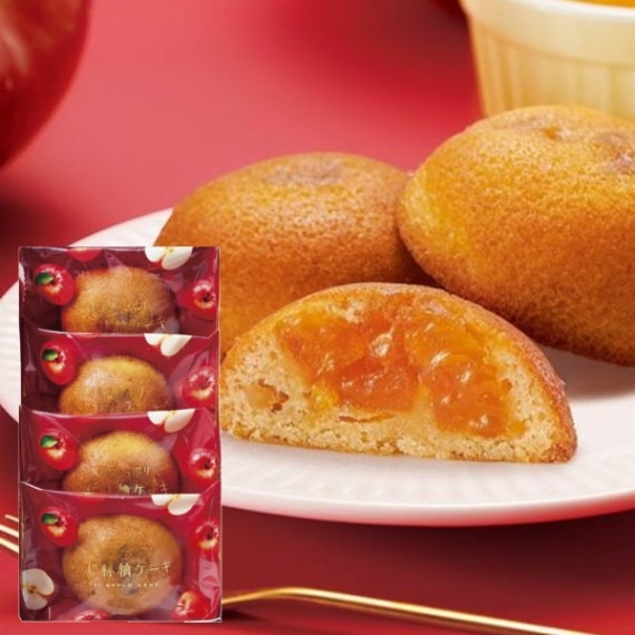 hitotoe ひととえ　果実たっぷり ふじ林檎ケーキ4個　4号