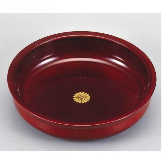 春慶塗　７寸　菓子鉢　菊紋入<br>送料無料