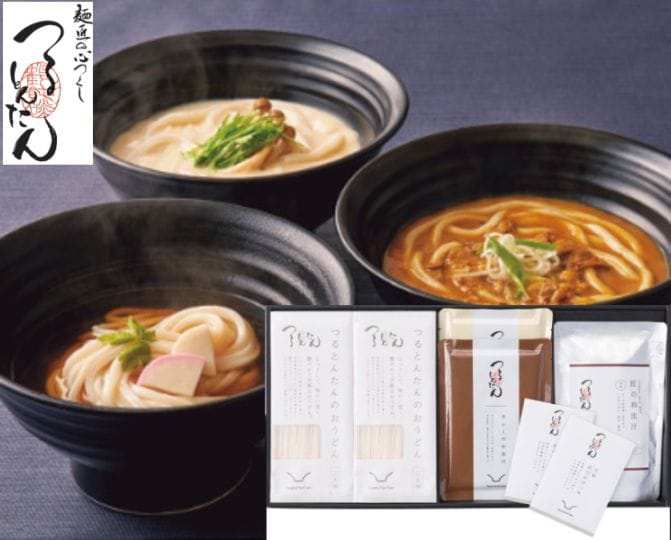 つるとんたん 和出汁とかけ・カレー・クリームのおうどん(6人前)