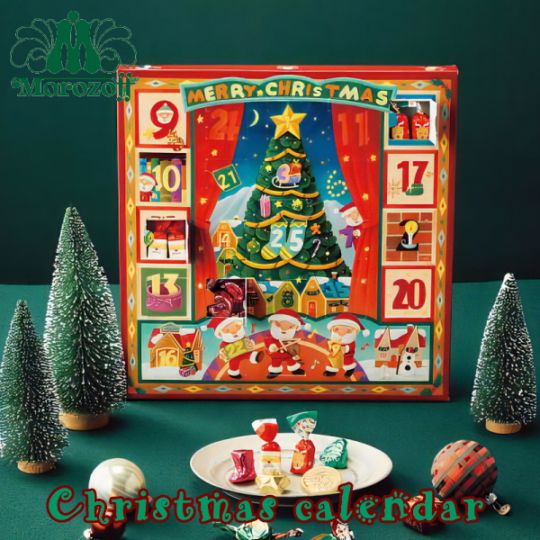 モロゾフ ホリデースイートカレンダー 50個※お届けに4日~7日ほど頂きます