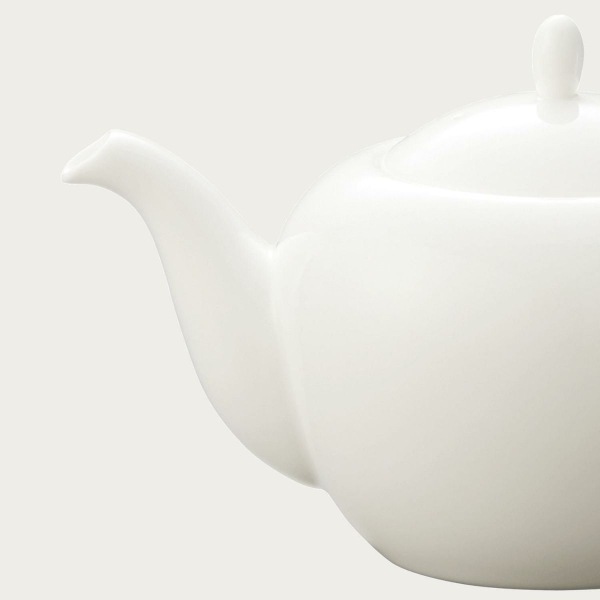 送料無料！ノリタケ・アンサンブルホワイト ホワイト ティーポット(小)