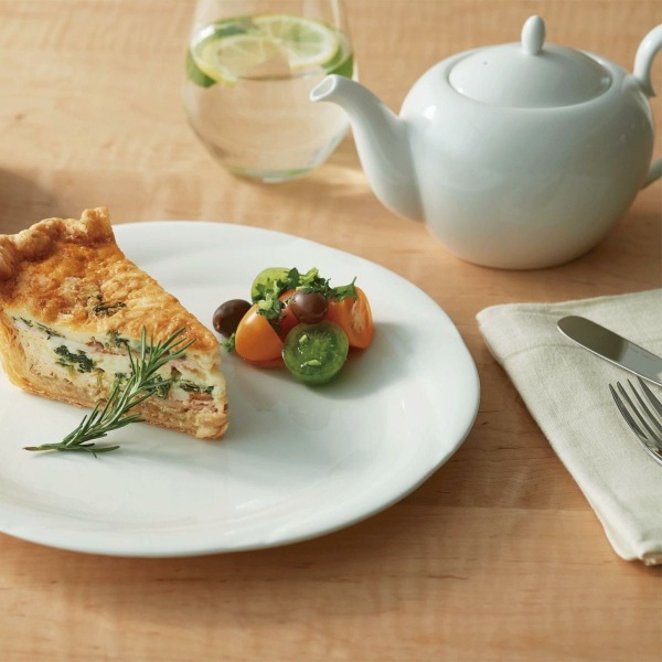 送料無料！ノリタケ・アンサンブルホワイト ホワイト ティーポット(小)