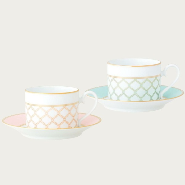 送料無料！ノリタケ・エターナルパレス カップ&ソーサー ペア(色変り)