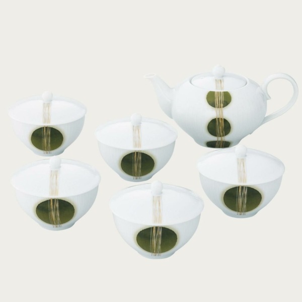 送料無料！ノリタケ・常葉草 汲出し茶器揃