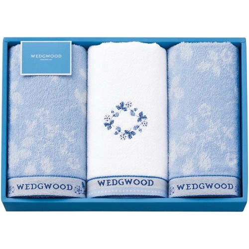 WEDGWOOD ウェッジウッド　フェイスタオル２枚 ウォッシュタオル１枚<br>送料無料