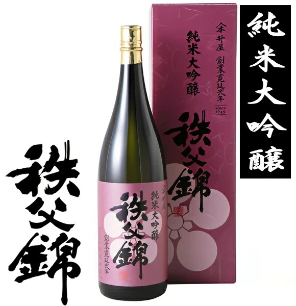 埼玉秩父の地酒【秩父錦】純米大吟醸 720ml<br>送料無料