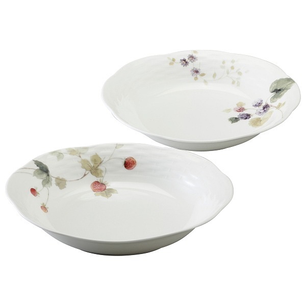 ナルミ・ルーシーガーデン オーバルプレートセット　アソート　23cm