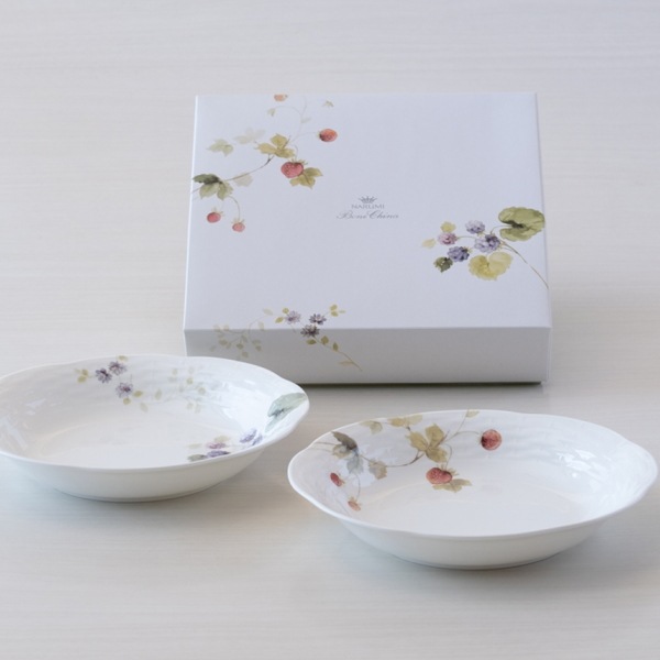 ナルミ・ルーシーガーデン オーバルプレートセット　アソート　23cm