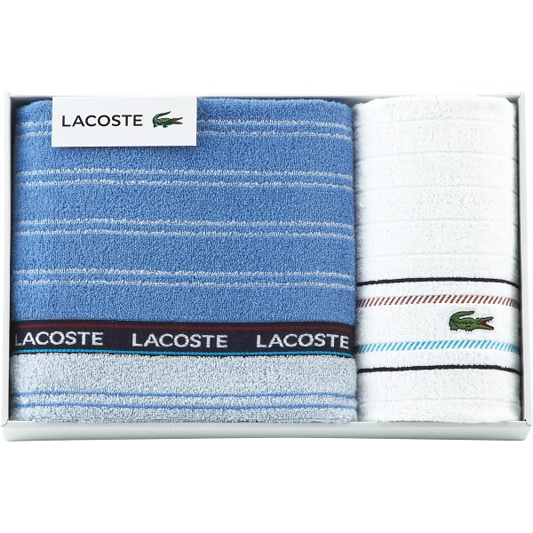 ＜LACOSTE＞ラコステ・Lシュルファス<b>【送料無料】25%OFF</b><br>バス・スポーツタオルセット
