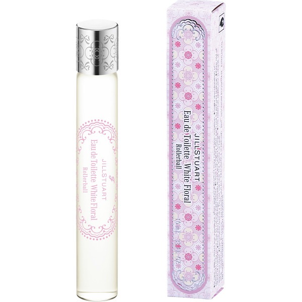 ジルスチュアート<br>ホワイトフローラル　オードトワレ　ローラーボール・ロマンティック、持ち運び、ローラーボールタイプ