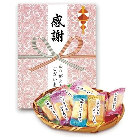 ご要望❤ありがとうございます❤ムラマツ製菓 大正七年創業 百菓匠 まえだ 感謝の気持ち コメントあられ | すべての