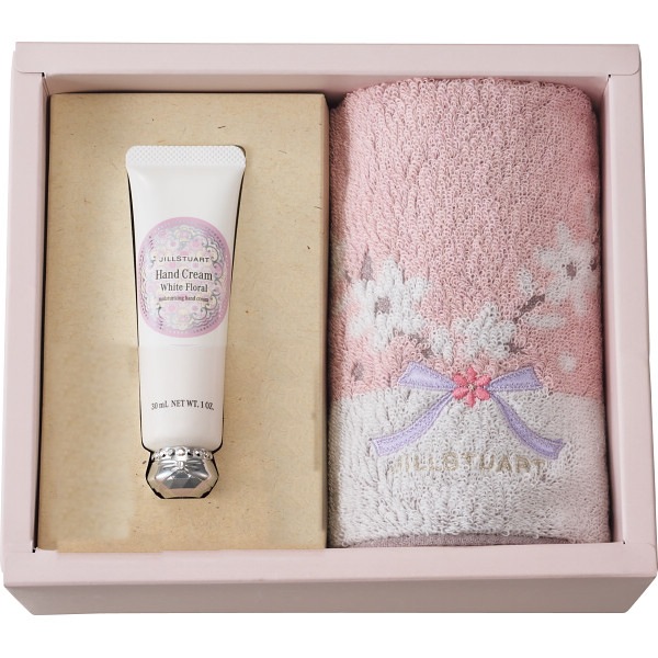 ジルスチュアート<br>ハンドクリーム３０ｇ＆タオルハンカチセット