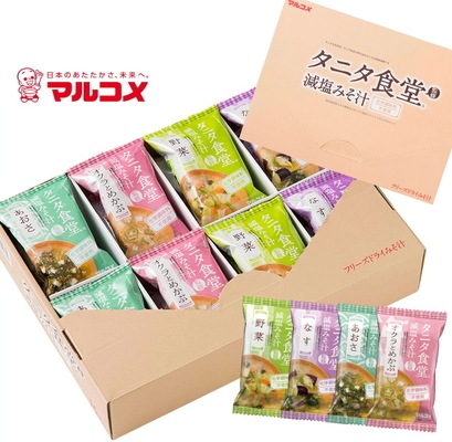 タニタ食堂監修 フリーズドライ減塩みそ汁<br>16食セット(マルコメ)