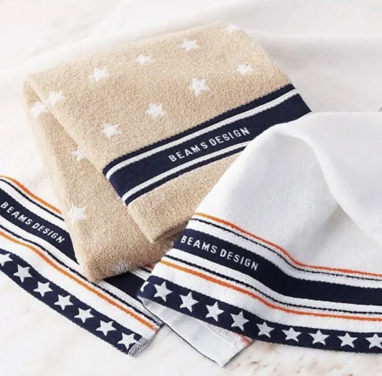 BEAMS DESIGN ビームス　デザイン　<b>送料無料</b><BR>new ザ スターギフト<br>バスタオル・フェイスタオルセット