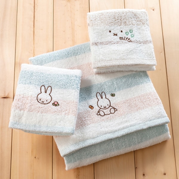 Miffy-ミッフィー-<br>オーガニック・ウォッシュタオル 2枚