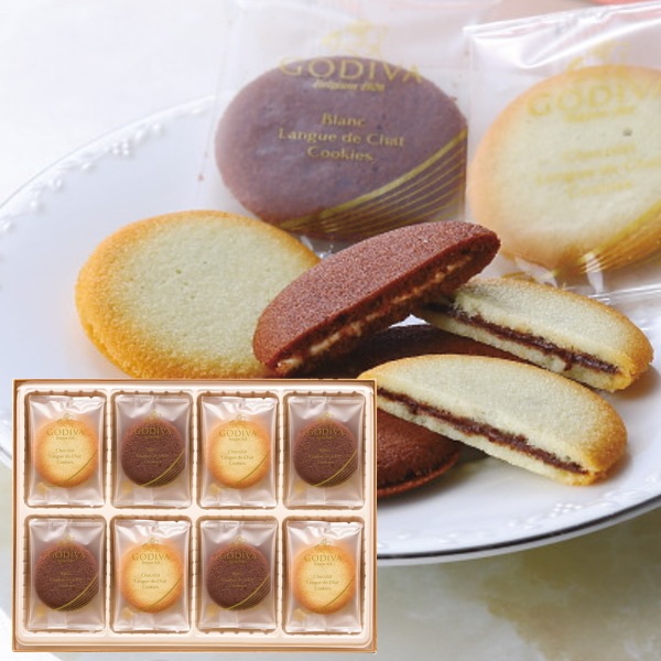 GODIVA-ゴディバ ショコラ＆ブラン　ラングドシャクッキーアソートメント（30枚）<br>