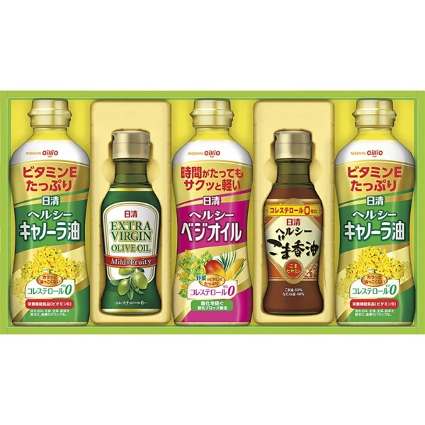 日清オイリオ  日清バラエティオイルギフト　5本