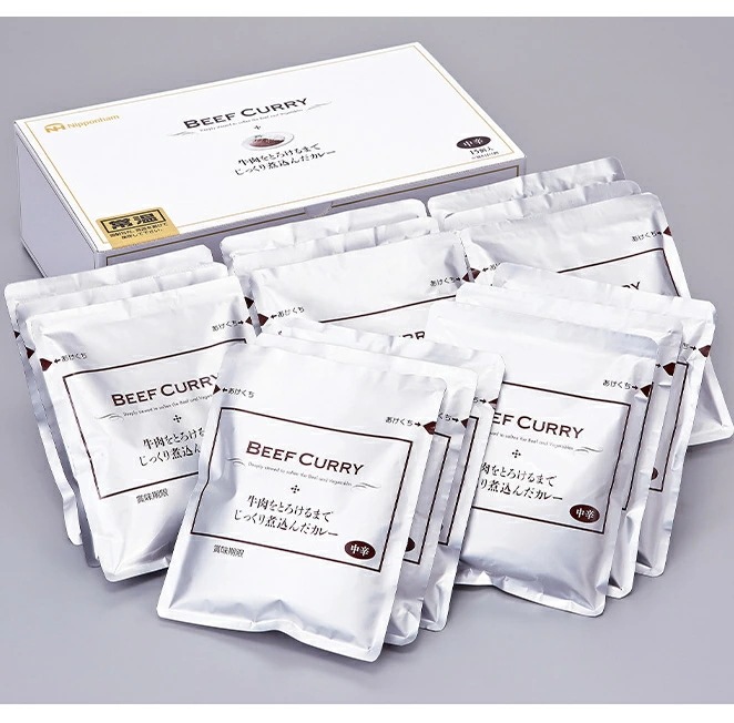 【ニッポンハム】日本ハム 牛肉をとろけるまでじっくり煮込んだ <br>カレーセット(中辛) <br>送料無料<br>　お届け指定日は11月18日以降となります