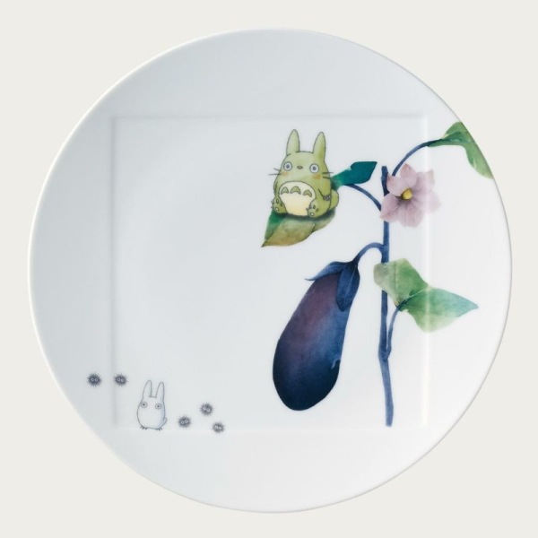 ノリタケ・となりのトトロ 野菜シリーズ 27cmプレート (ナス)